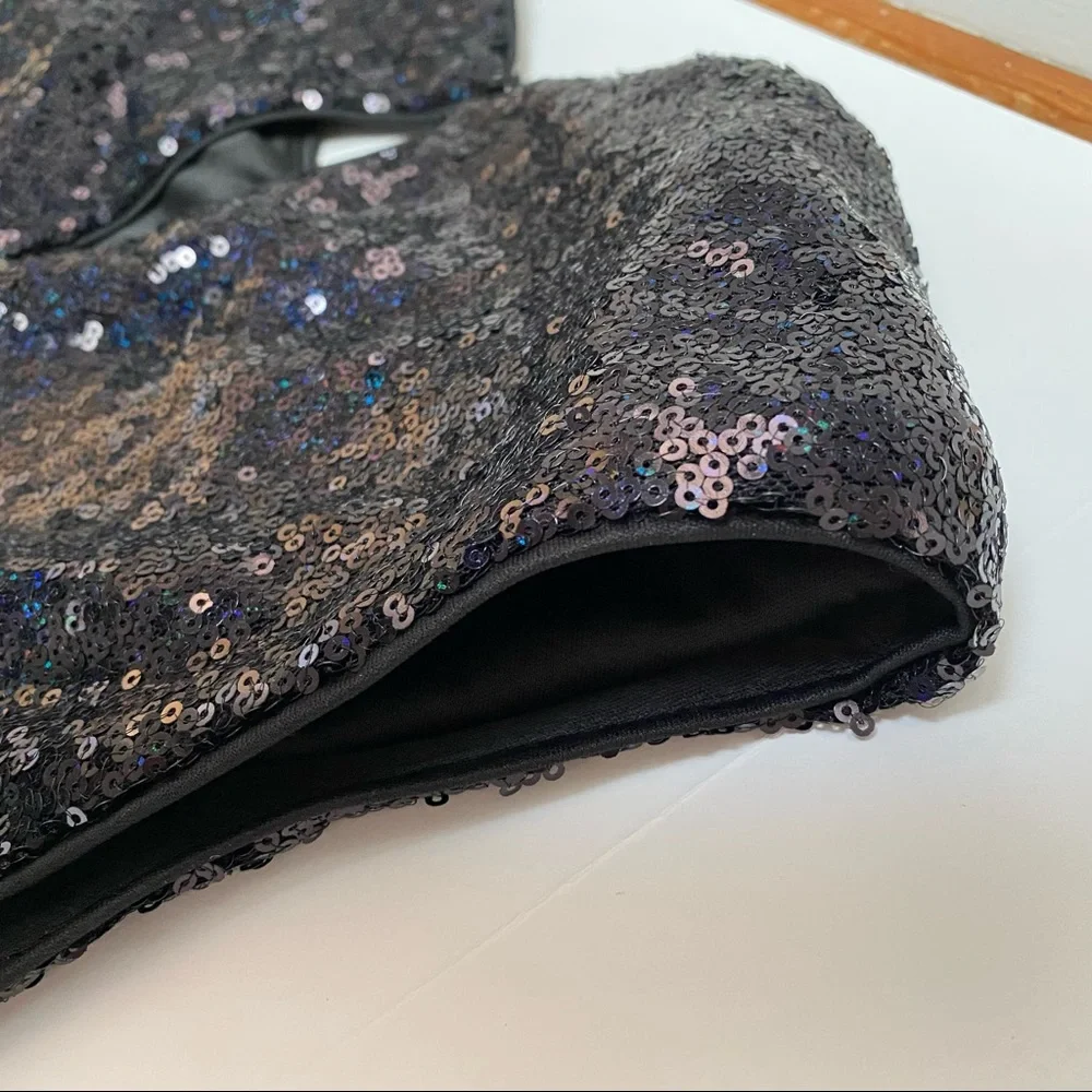 Forever 21 Sequin Bodycon Mini Dress: size small - Picture 3 of 5